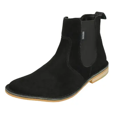 (UK 7, Black) Mens Lambretta Ankle Boots Regent