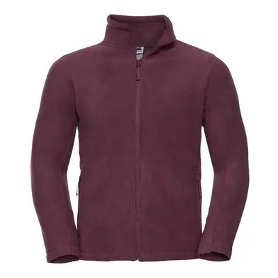 (4XL, Burgundy) Russell Mens Outdoor Fleece Jacket