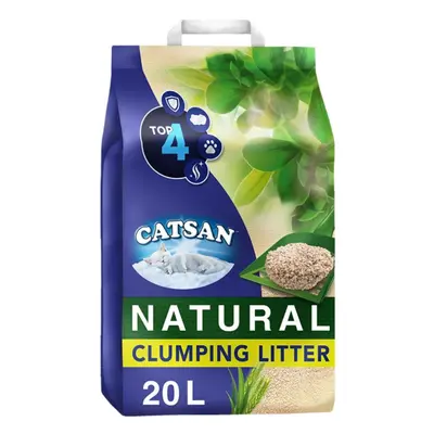 CATSAN Natural Biodegradable Clumping Cat Litter 20L