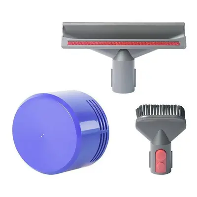 3pcs Replacements for Dyson V7 V8 V10 Vacuum Cleaner Parts Accessories Brush Heads*2 Filter*1