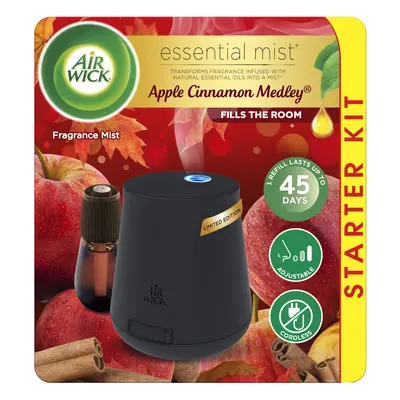 Air Wick Essential Mist Starter Kit (Diffuser + Refill) Apple Cinnamo