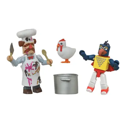 Muppets Minimates S1 2-Pack: Stunt Show Gonzo & Batter Damaged Swedish