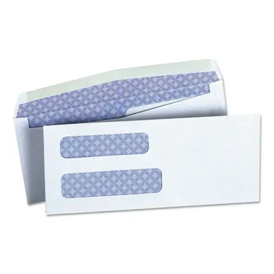 Universal UNV36300 3.63 in. x 8.63 in. #8-5/8 Square Flap Gummed Double Window Business Envelope