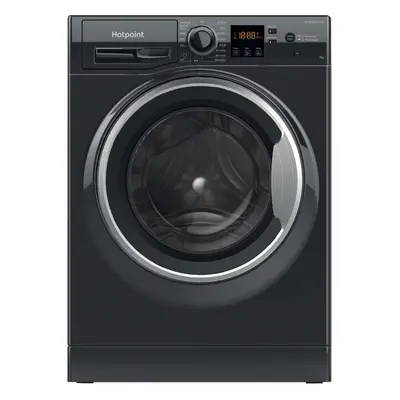 Hotpoint Anti-Stain NSWM BS UK 7kg Washing Machine with rpm - Black - A Rated