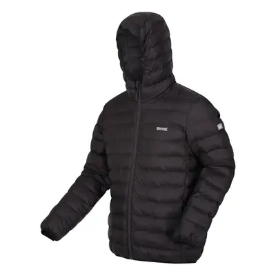 (M, Black) Regatta Mens Marizion Baffled Hooded Padded Jacket