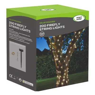 Smart Garden Solar Powered Firefly Wire Lights LEDs - Warm White