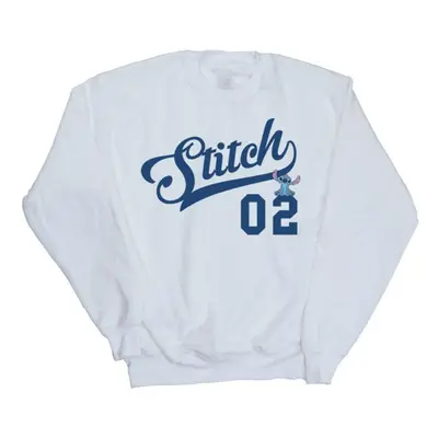 (S, White) Disney Womens/Ladies Lilo And Stitch Athletic Sweatshirt