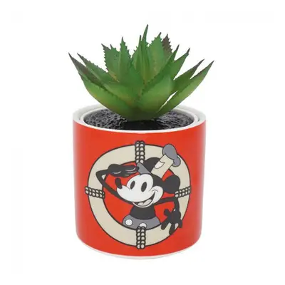 Disney Planter with Faux Plant (Mickey Mouse)