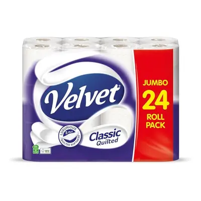 Velvet Classic Quilted Toilet Tissue Rolls