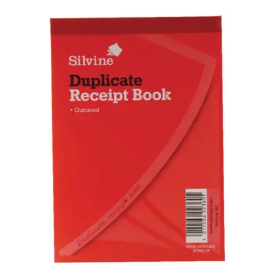 Silvine Duplicate Cash Receipt Book Sheets - Pack Of - silvine receipt gummed duplicate book 105