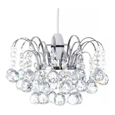 Klass Home K9 Crystal Faceted Oriel Light Shade | Crystal Chandelier | Ceiling Light Shade | Lam