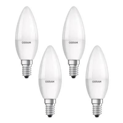 Osram Candle Shape Base Classic B LED Lamp, Warm White, E14, 5.7 W, Set of