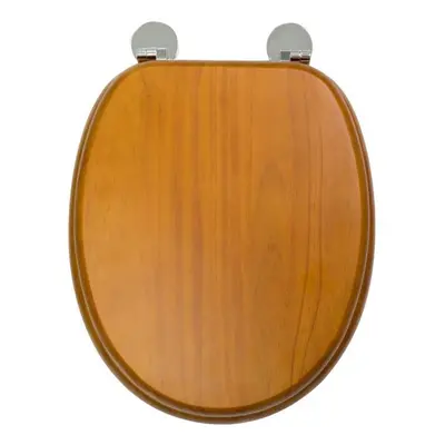 Croydex Flexi-Fix Toilet Seat Davos Antique Pine [WL602250H]