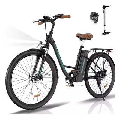 (Black) COLORWAY BK31 City Electric Bike 28" 250W 36V 15Ah