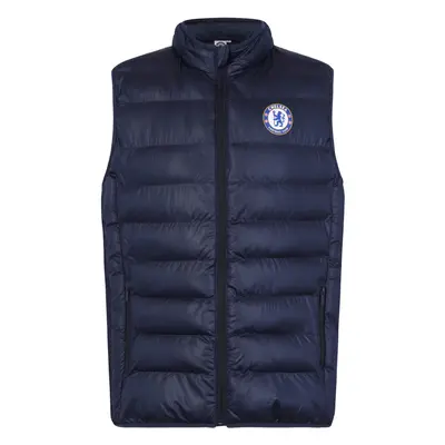 Chelsea FC Mens Gilet Jacket Body Warmer Padded OFFICIAL Football Gift