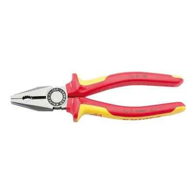 Knipex 08 200UKSBE VDE Fully Insulated Combination Pliers (200mm)