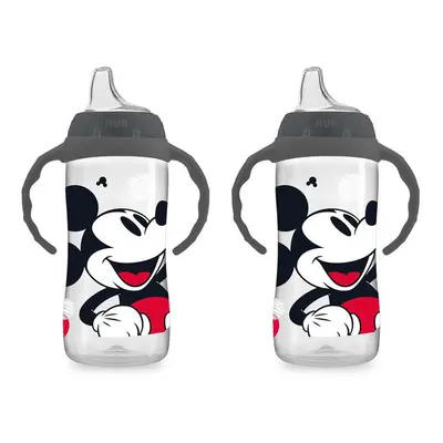 NUK Mickey Mouse Large Learner Cup 10oz 2pk - BPA Free Spill Proof Si