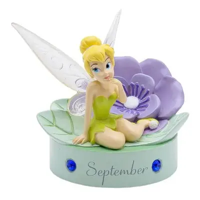 Disney Tinkerbell Hand Painted Birthday Figure with Birthstone - September