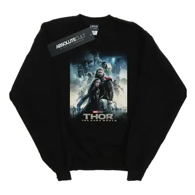 (S, Black) Marvel Studios Mens Thor The Dark World Poster Sweatshirt