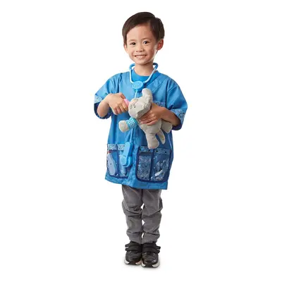 Melissa & Doug Veterinarian Role Play Set | Pretend Play | Kids Costume | 3+ | Gift for Boy or G