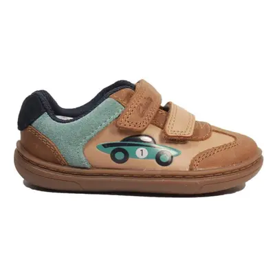 (4.5 (Children's)) Flash Racer Toddler | Tan Leather | Childrens First Walking Shoes