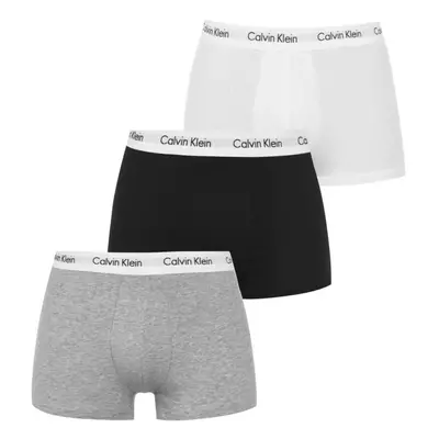 (Calvin Klein Low Rise Trunks Multicoloured S) Calvin Klein Pack Mens Low Rise Trunks Multicolor