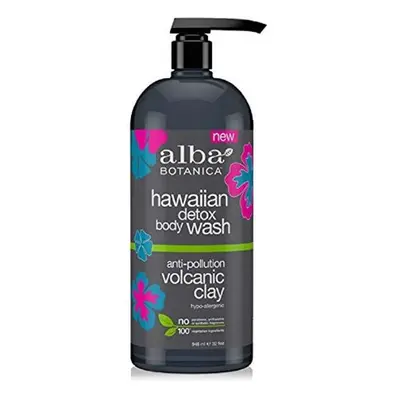 Alba Botanica 32 fl oz Anti-Pollution Volcanic Clay Hawaiian Detox Body Wash