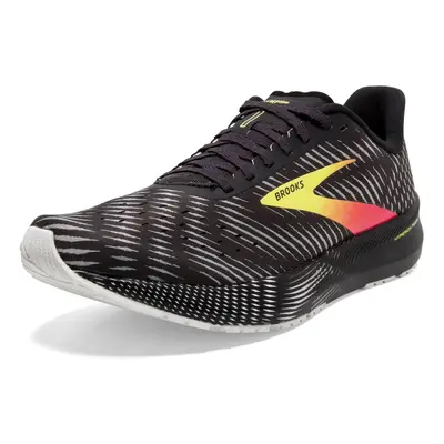 Brooks Mens Hyperion Tempo Road Running Shoe - BlackPinkYellow - Me