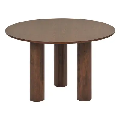 Round Dining Table cm Dark Wood ORIN