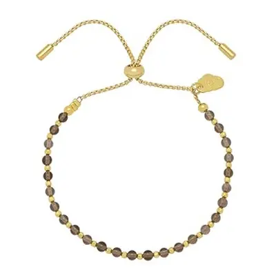 Estella Bartlett Amelia Bracelet (Smoky Quartz/Gold Plated)