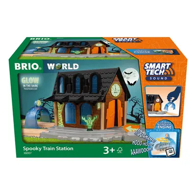 BRIO World - Smart Tech Sound Spooky Train Station Train Set Accessory Toy for Kids Age Years an