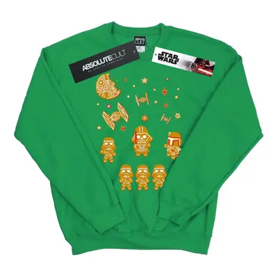 (XL, Irish Green) Star Wars Mens Gingerbread Empire Sweatshirt