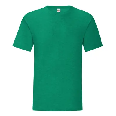 (3XL, Heather Green) Fruit Of The Loom Mens Iconic T-Shirt (Pack Of 5)