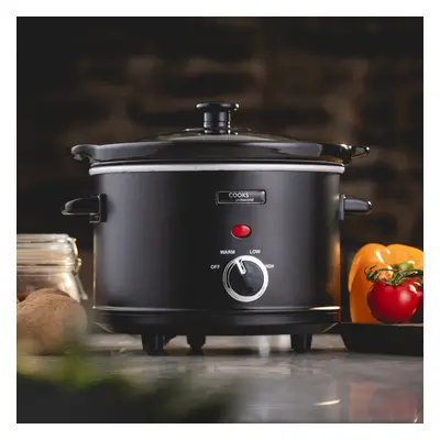 Cooks Professional Slow Cooker 2.5 Litre Removable Ceramic Bowl Timer