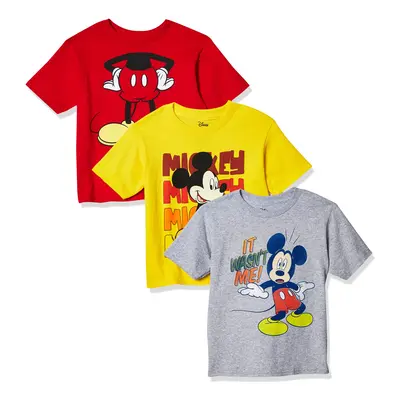 Disney Little Boys Toddler Mickey Mouse 3Pack TShirts Assorted 3T