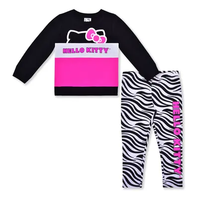 Hello Kitty Girls Long Sleeve Sweatshirt and Legging Set for Toddlers