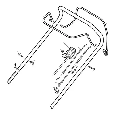 Mountfield Upper Handle 381006739/2