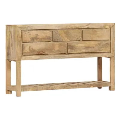 vidaXL Sideboard 120x30x75 cm Solid Mango Wood