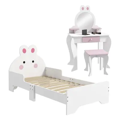 ZONEKIZ Kids Bedroom Furniture Set for Years, Bunny-Design