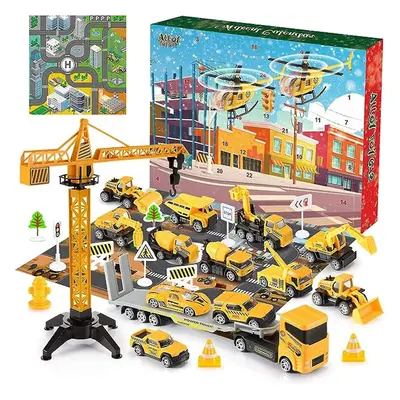 Construction Engineering Vehicle Christmas Advent Calendar