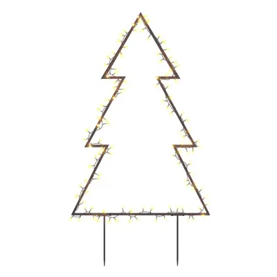 vidaXL Christmas Light Decoration Xmas Stake Light with Spikes Tree LEDs