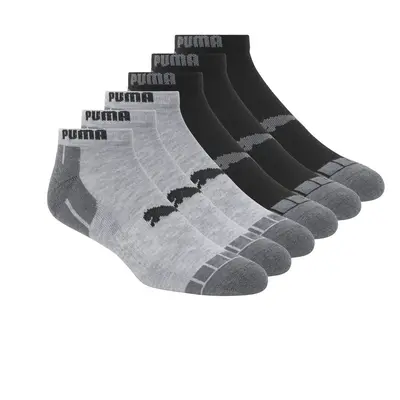 PUMA Men's Big & Tall Pack Low Cut Socks Grey