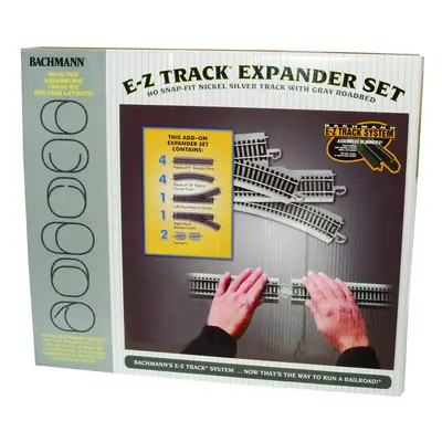 Bachmann Trains SnapFit EZ TRACK LAYOUT EXPANDER SET NICKEL SILVER Rail With Grey Roadbed HO Sca