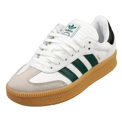 (5.5) adidas Samba Xlg Unisex Fashion Trainers in White Green