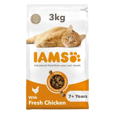 (IAMS Complete Dry Cat Food for Senior 7+ Cats with Chicken kg) IAMS Complete Dry Cat Food for S