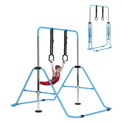 (2?Blue) Adjustable Kid Gymnastics Bar Training Bar