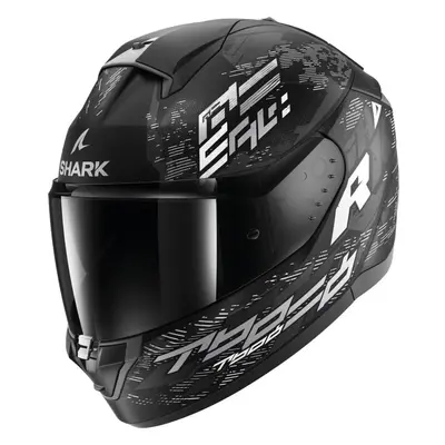 (XS) Shark Ridill Full Face Helmet Molokai Black / White / Silver