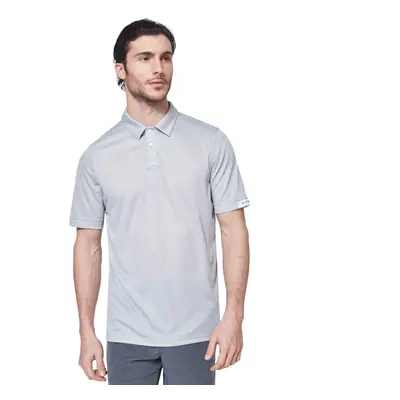 (S, Fog Grey) Oakley Mens Gravity 2.0 Breathable SS Golf Polo Shirt