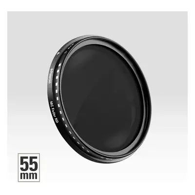 (55mm) Polaroid HD Vari Neutral Density Filter - ND2-2000