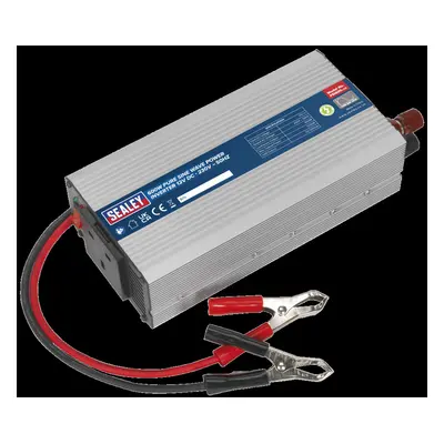 Power Inverter Pure Sine Wave 600W 12V DC - 230V ~ 50Hz